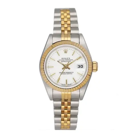 Rolex Datejust 69173 White Dial Ladies Watch Box Papers