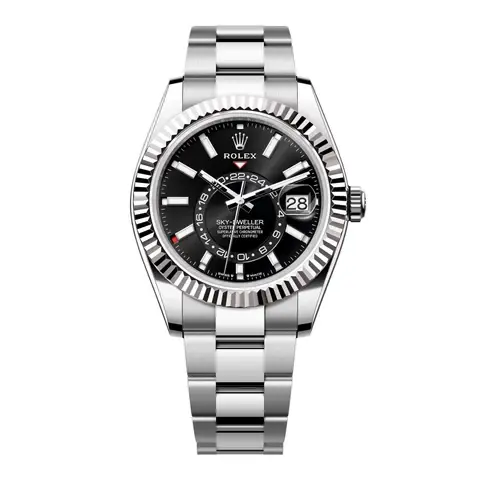Rolex Sky-Dweller 336934 Black Dial Mens Watch Box Papers
