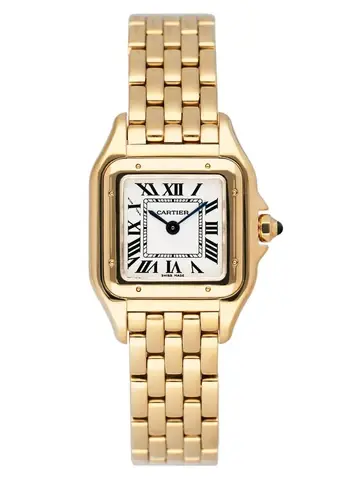 New Cartier Panthere WGPN0059 18K Yellow Gold Ladies Watch Box Papers
