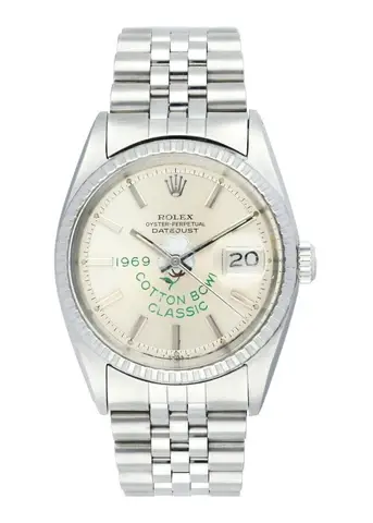 Rolex Datejust 1603 Cotton Bowl Classic 1969 Men's Watch With booklet