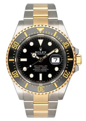 Rolex Sea-Dweller 126603 Two Tone Mens Watch Box Papers