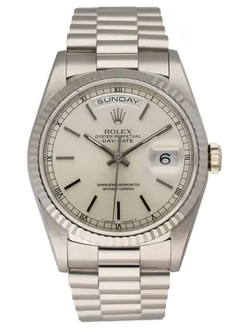 Rolex Day Date 18239 18K White Gold Men's Watch