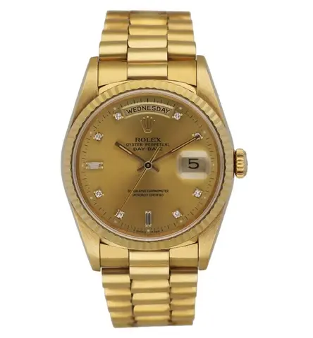 Rolex Day Date 18238 President Diamond Dial Men's Watch
