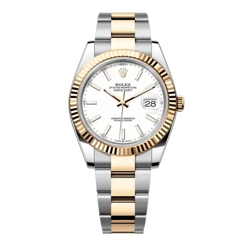 Rolex Datejust 41 126333 White Dial Mens Watch Box Papers