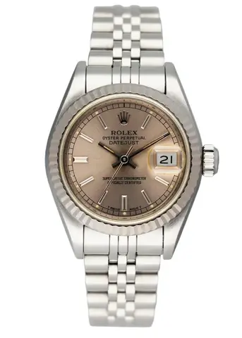 Rolex Datejust 69174 Sliver Dial Ladies Watch Box & Papers
