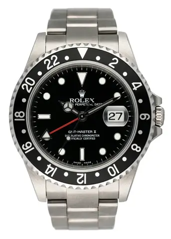 Rolex GMT Master II 16710 Stainless Steel Mens Watch
