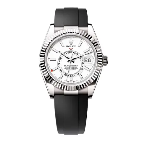 Rolex Sky-Dweller 336239 White Dial Mens Watch Box Papers