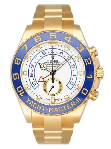 Rolex Yacht-Master II 116688 18K Yellow Gold Mens Watch Box Papers