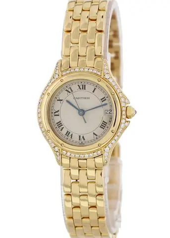 Cartier Panthère Cougar 887907 18K Yellow Gold Watch