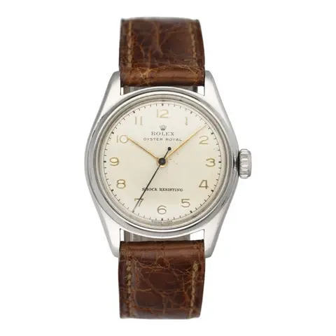 Rolex Oyster Royal 4444 Silver Dial Mens Watch