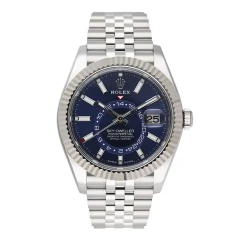 Rolex Sky-Dweller 336934 Blue Dial Mens Watch Box Papers
