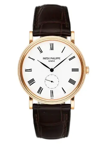 Patek Philippe Calatrava 5119R 18K Rose Gold Mens Watch With Box