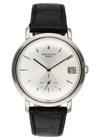 Patek Philippe Calatrava 3445G 18K White Gold Mens Watch