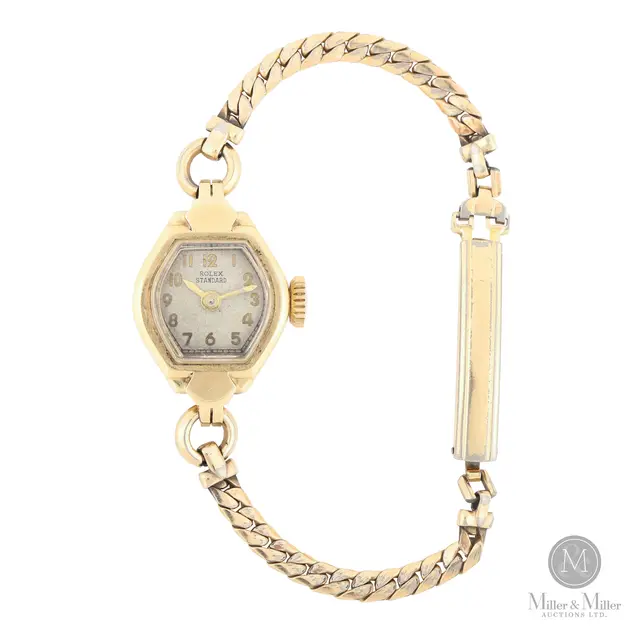 Rolex, 14K Standard Cocktail Wristwatch