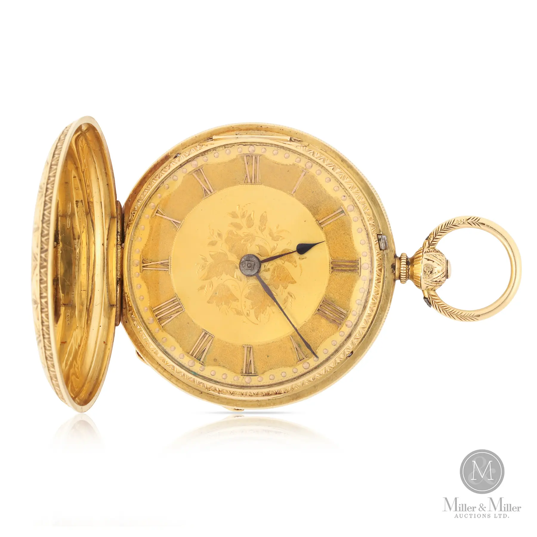 John Wood & Son Montreal, 18K Hunter Case