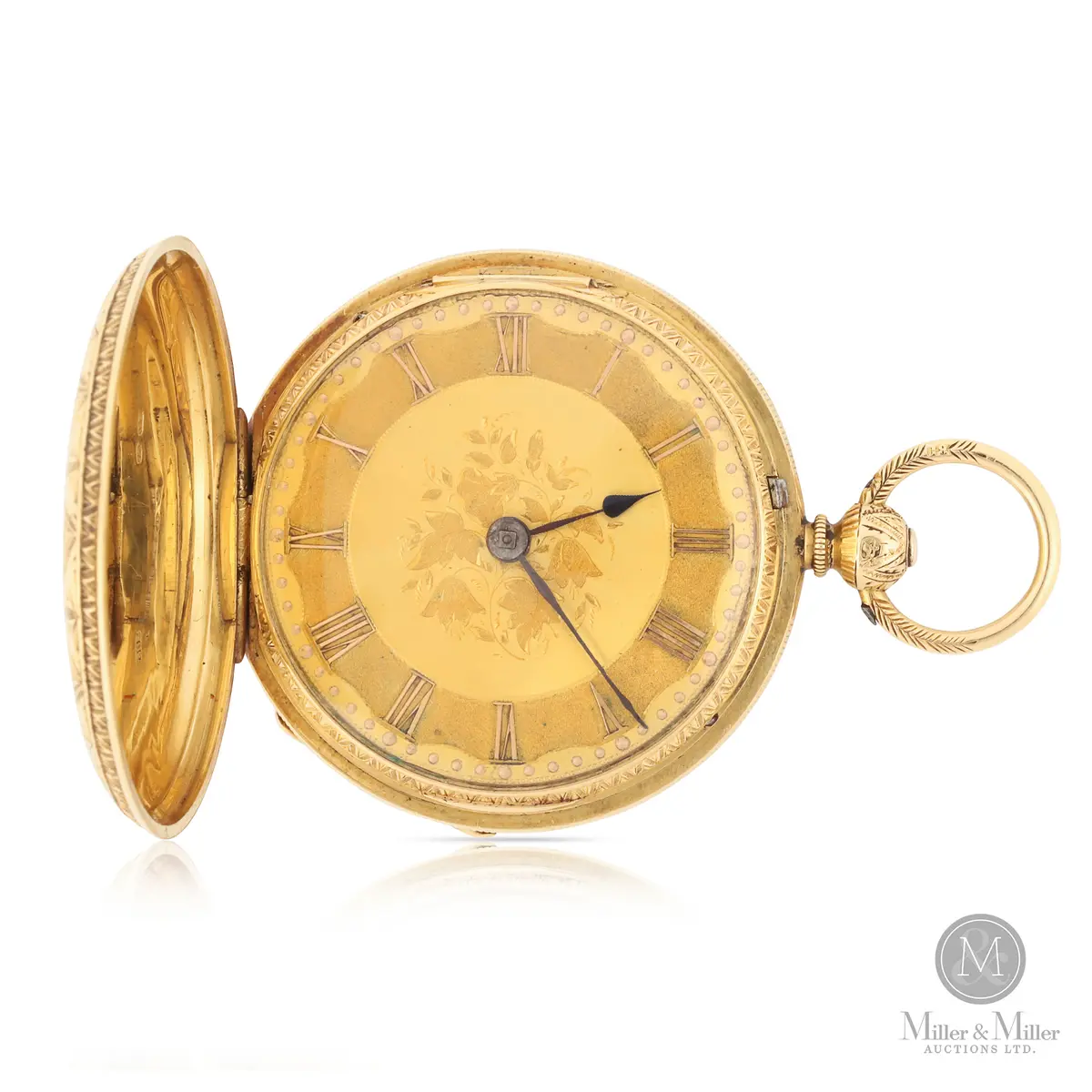 John Wood & Son Montreal, 18K Hunter Case