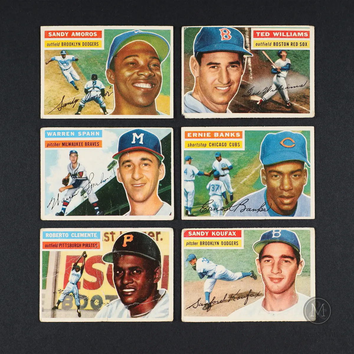 1956 Topps Baseball Partial first series (48/100) w Duplicates (13)