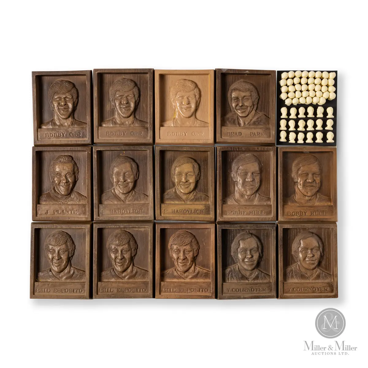 1971-73 Lucio Wall Plaques and Colgate Heads Complete Sets (17/17 and 7/7)