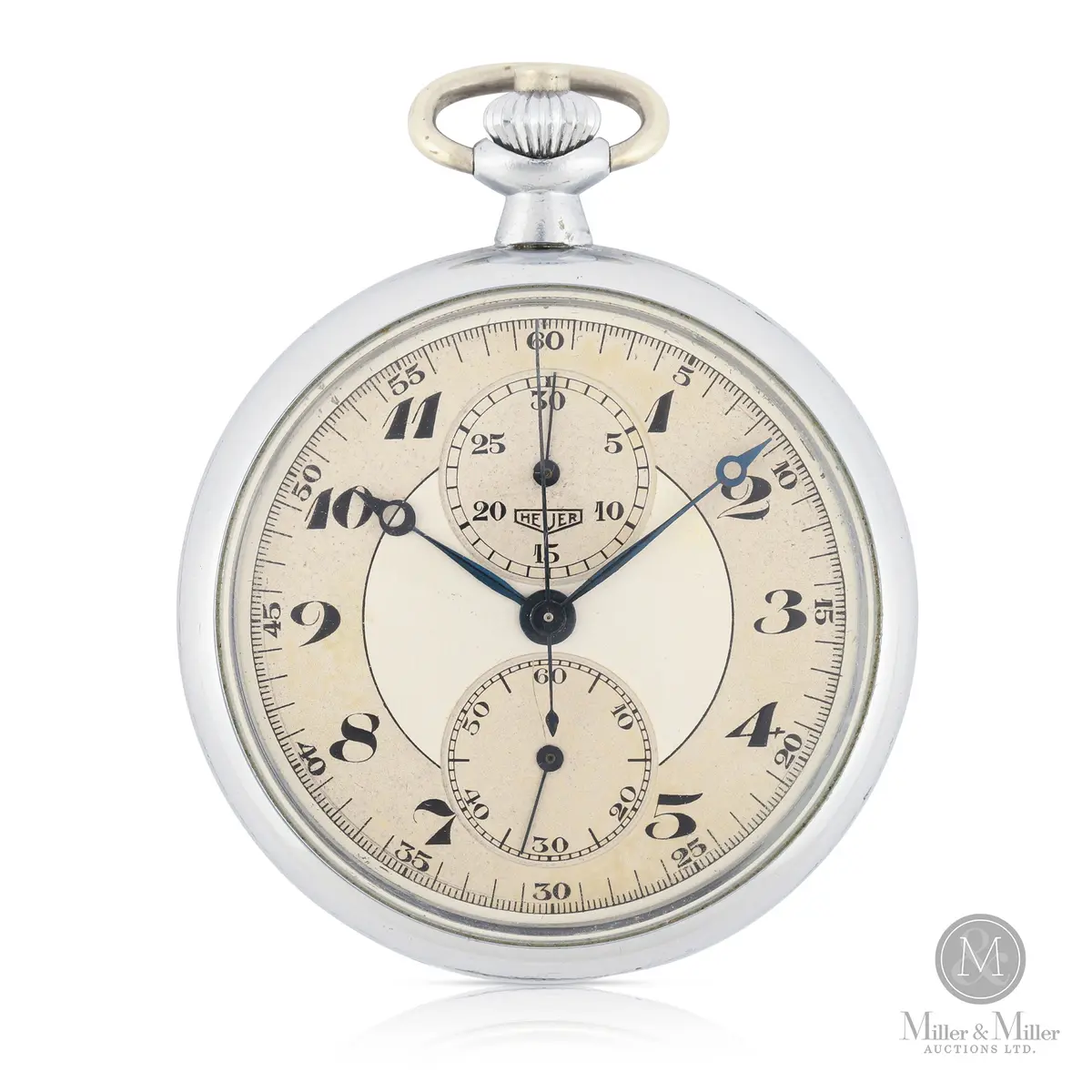 Heuer Chronograph Pocket Watch