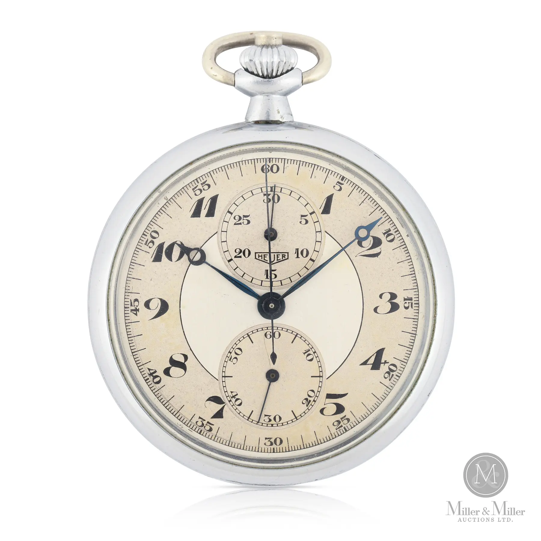 Heuer Chronograph Pocket Watch