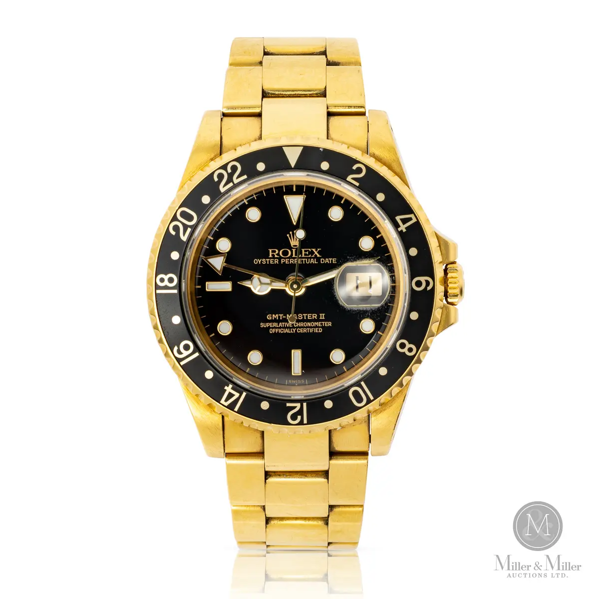 Rolex GMT II, Ref. 16718, 18K