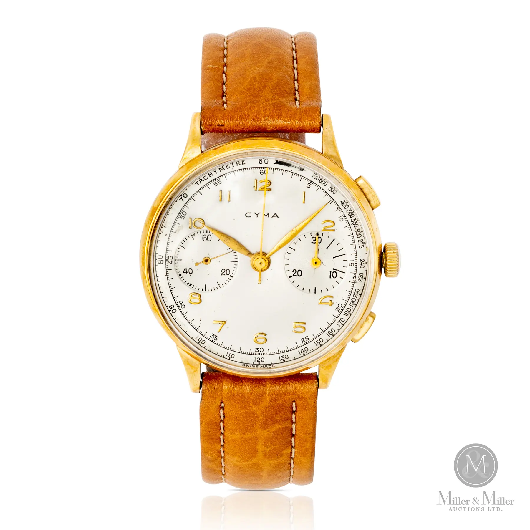 Cyma, Calibre 400L Two-Register Chronograph