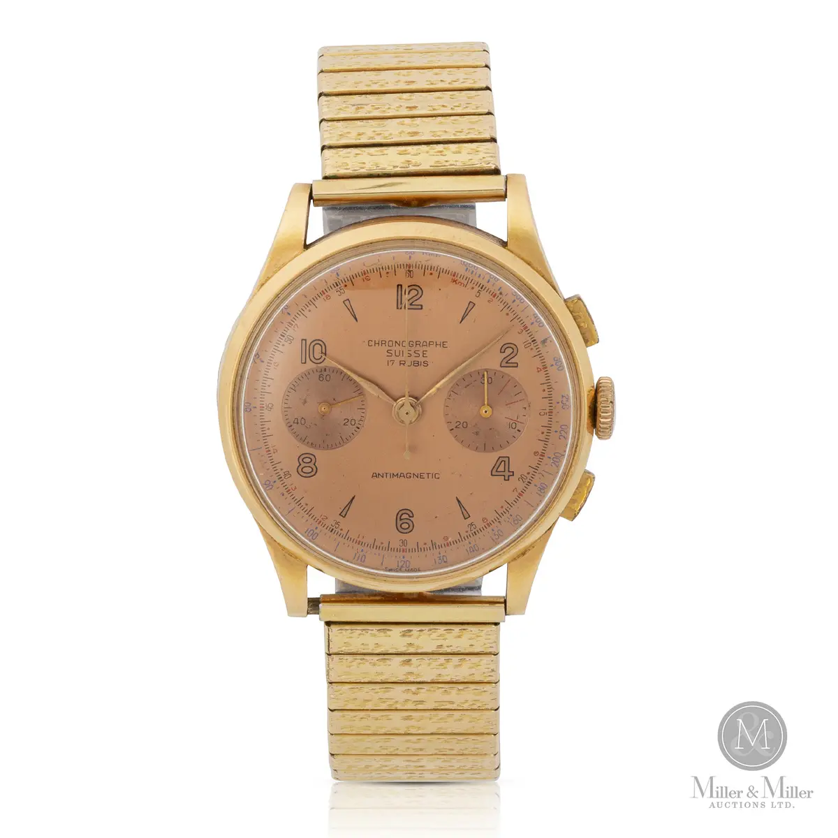 Chronographe Suisse 18K Two-Register Chronograph