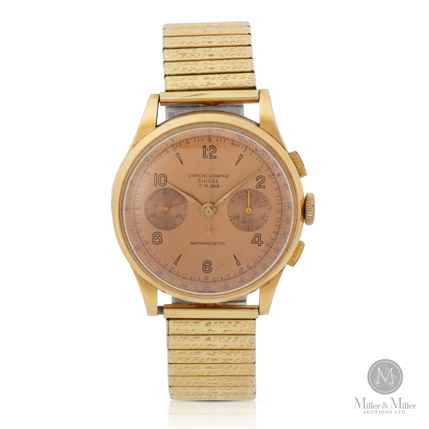 Chronographe Suisse 18K Two-Register Chronograph