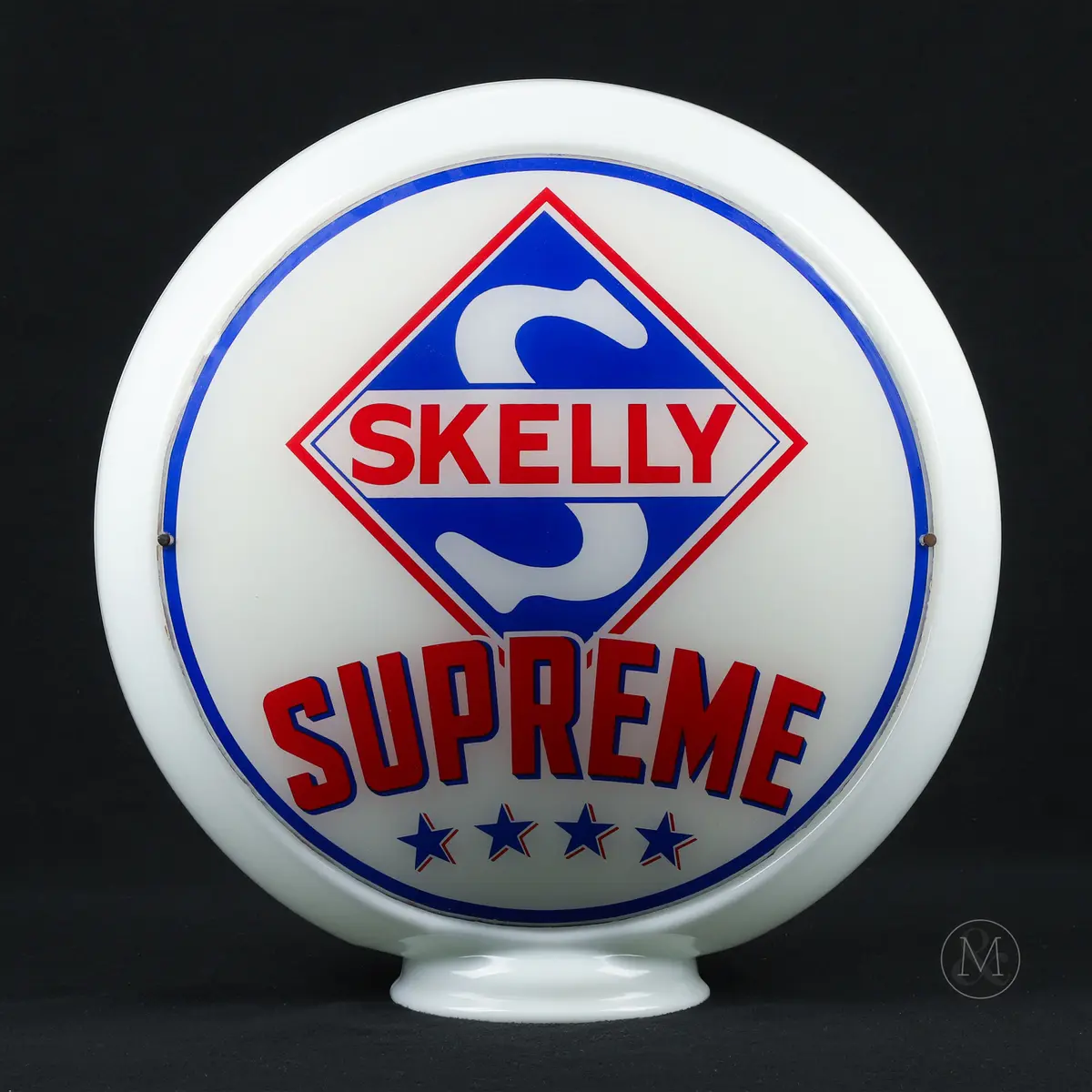 Skelly Supreme Gas Pump Globe