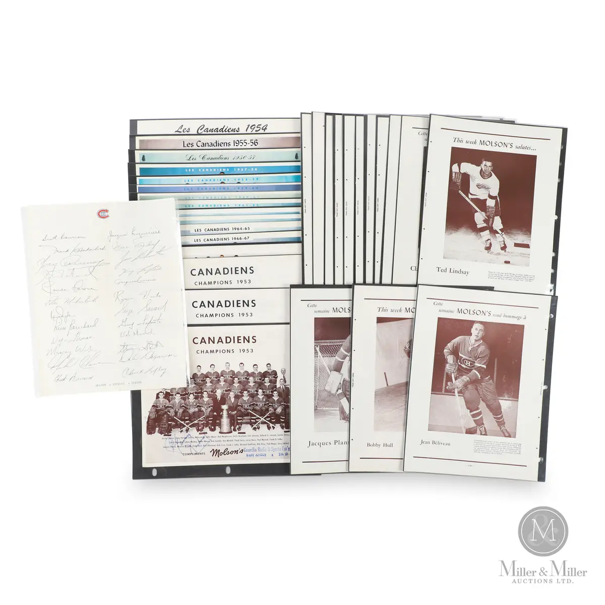 Collection of Molson released Team Photos and Player Salutes (34)
