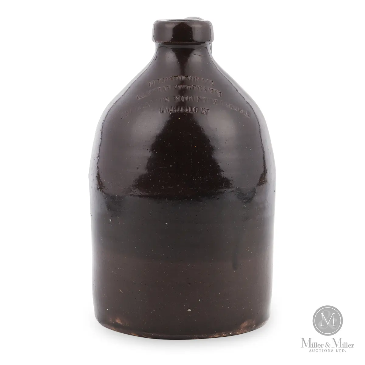 Fred George & Co, Guelph Canada West, 1/2 Gal Jug