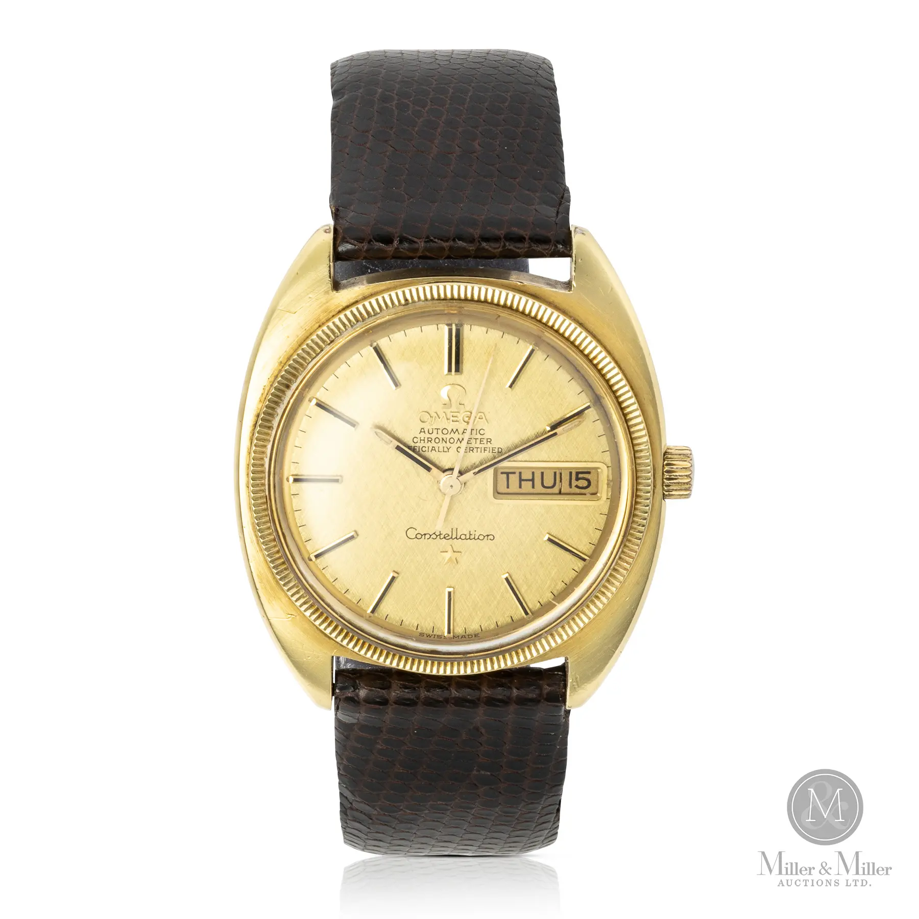 Omega Constellation Date Gold Capped, Ref. 168.029