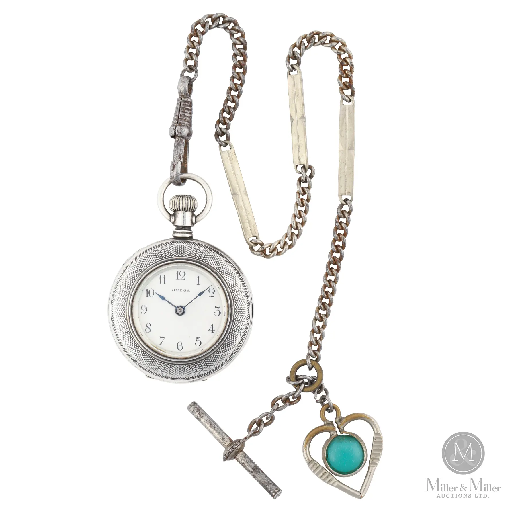 Omega Sterling Silver Pocket Watch