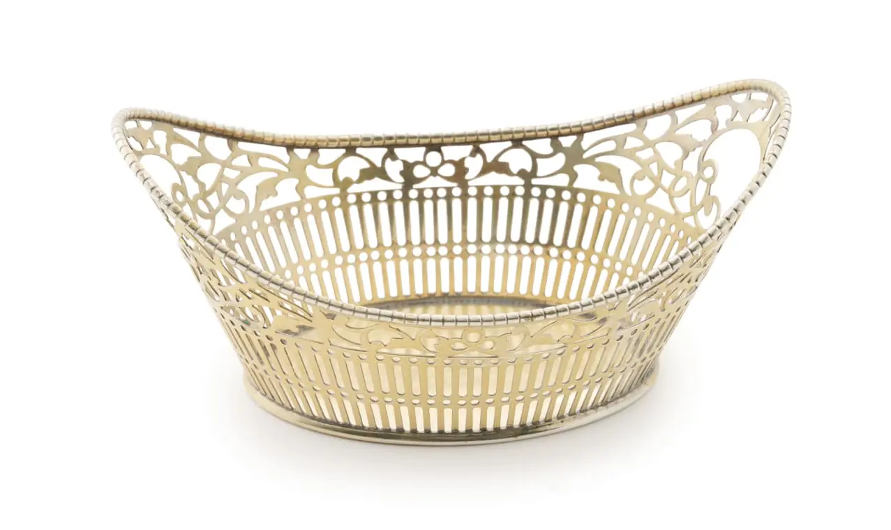 A Continental silver basket, late 19th century, .800 standard