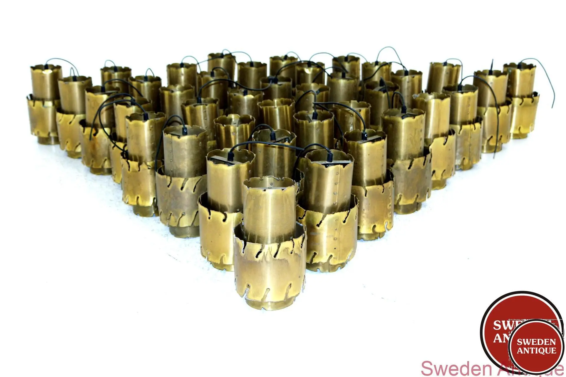 37 Ceiling lamps "Brutalist" Svend Aage Holm Sørensen for Holm Sørensen