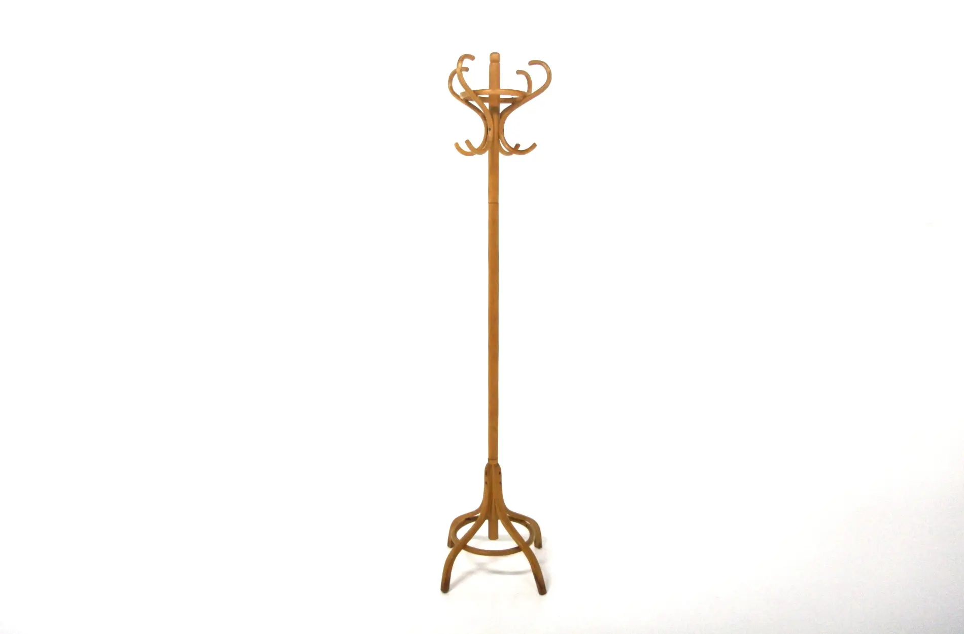 Coat hanger Year: 1970s Origin: Swe. Material: Beech W: 48cm H: 182cm