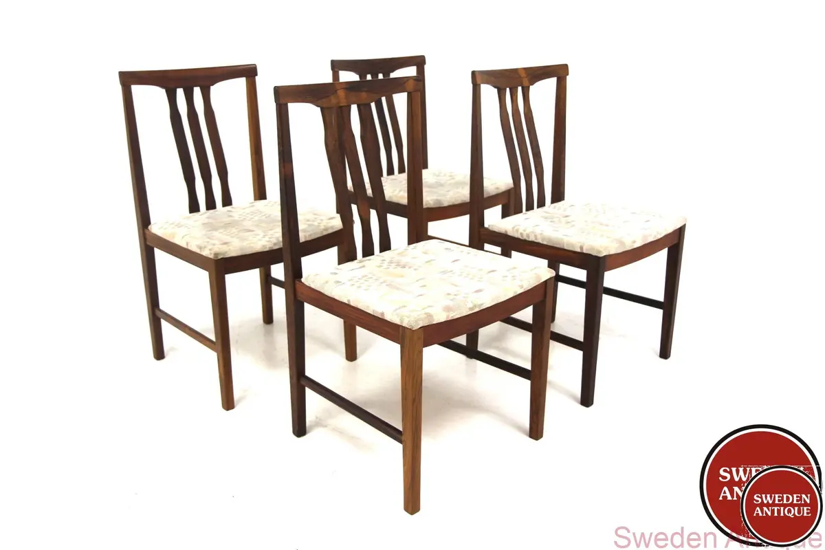 4Pcs Chairs Nils Jonsson for Troeds, Bjärnum Year: 1970s Origin: Swe.