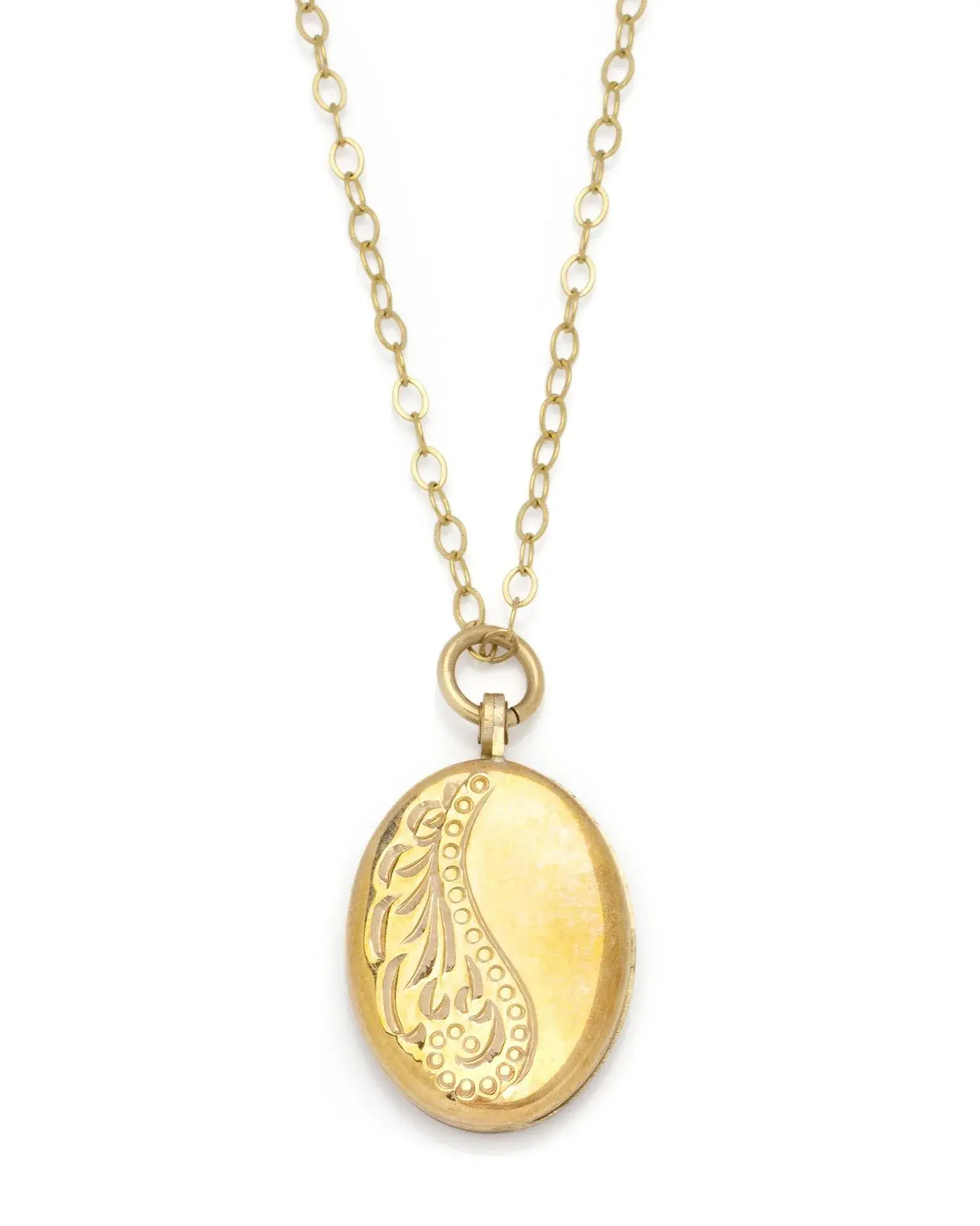 PENDENTIF PORTE-SOUVENIR en or jaune 9K (375/1000) ciselé de - Lot 293