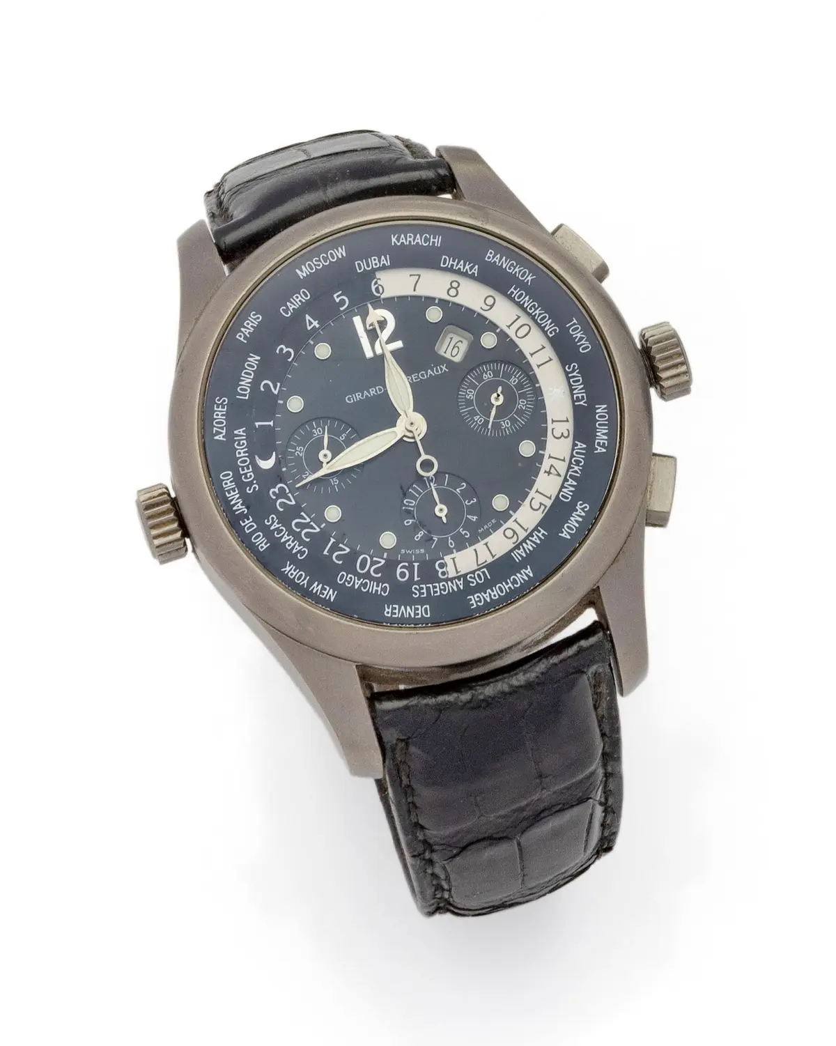 GIRARD-PERREGAUX CHRONOGRAPHE WORLDTIMER - Lot 18