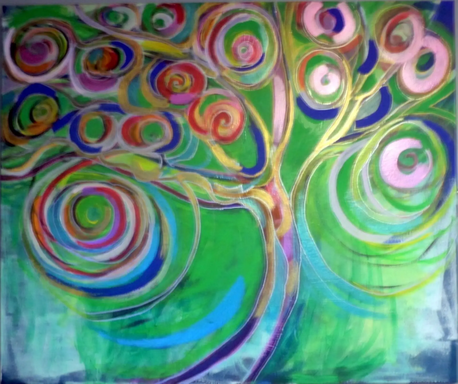 Swirling tree - Linda Collins Lamb