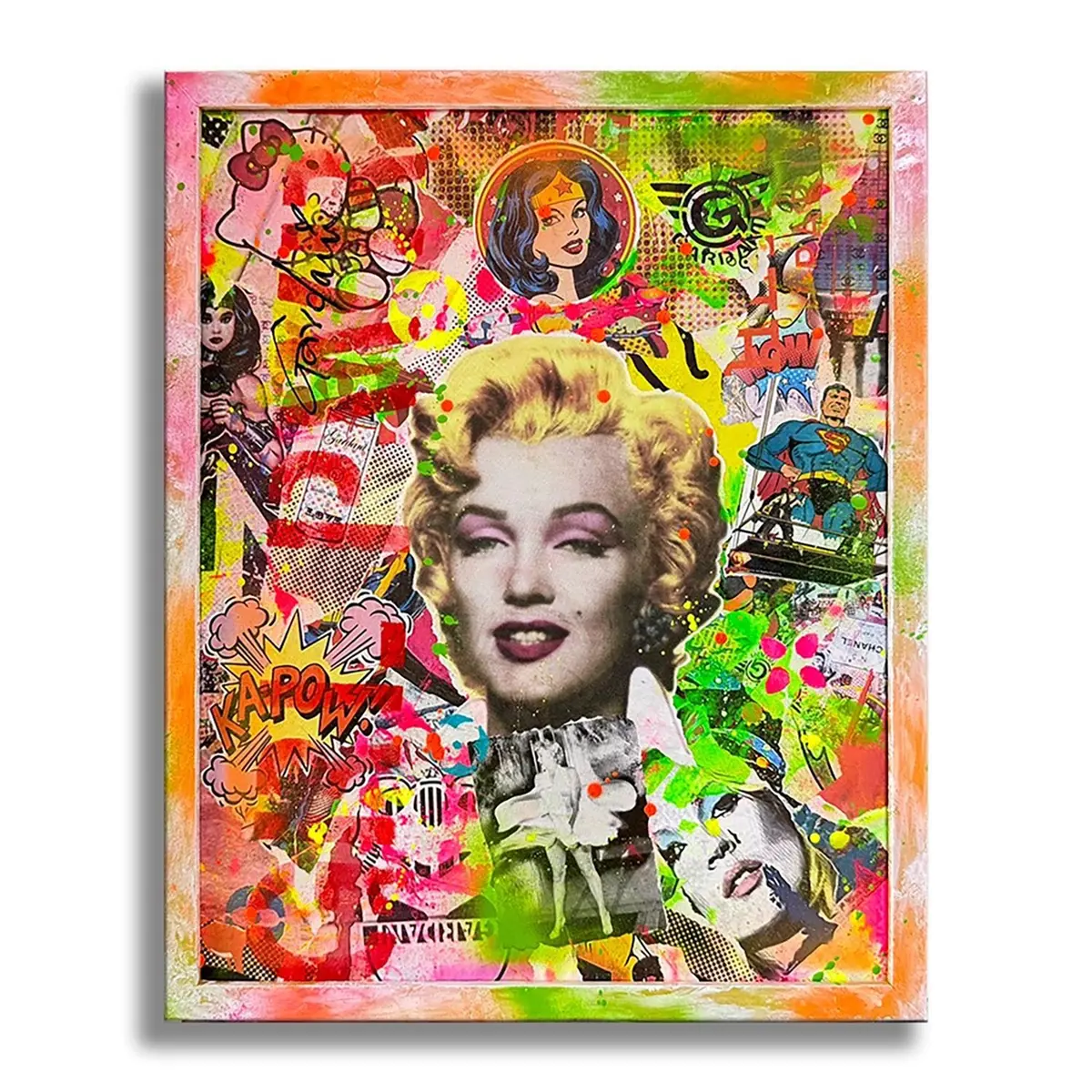 Marilyn Nocturne - Original Painting on Canvas - Gardani Art
