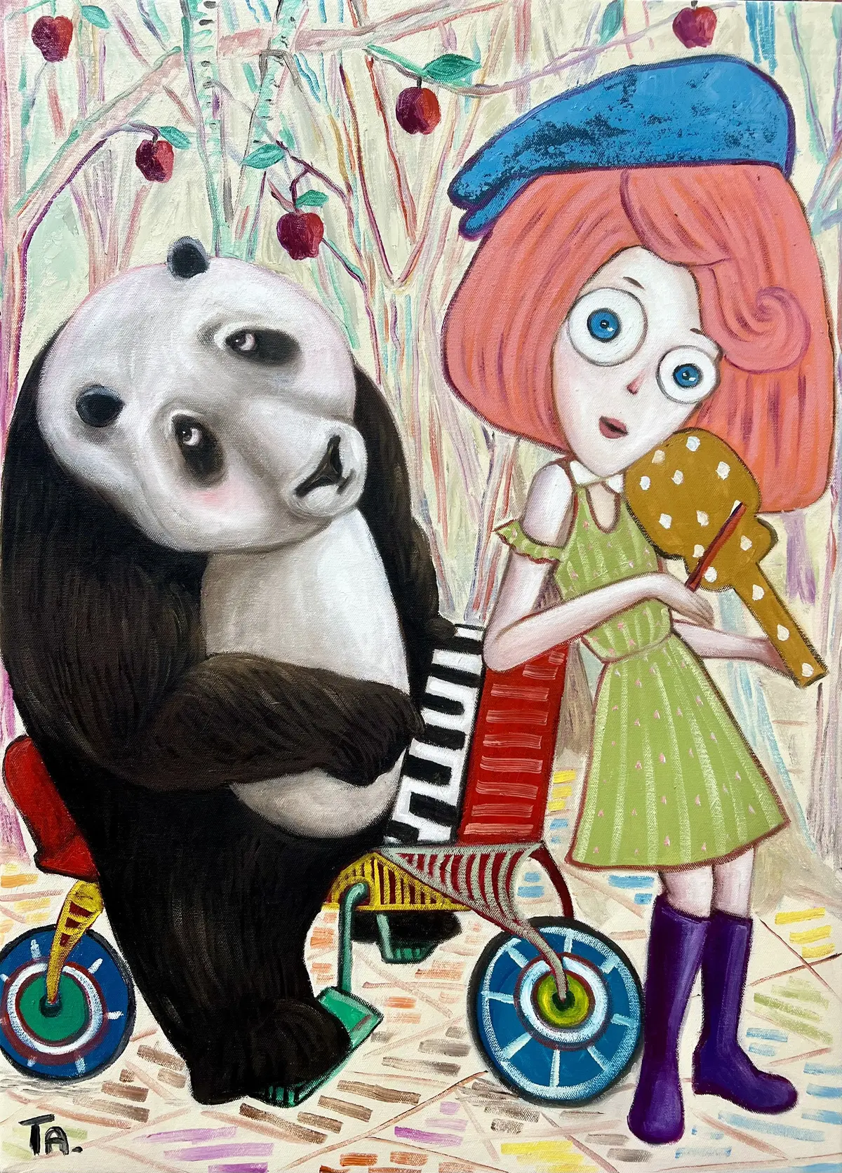 The Violinist and Piano Player - Ta Byrne