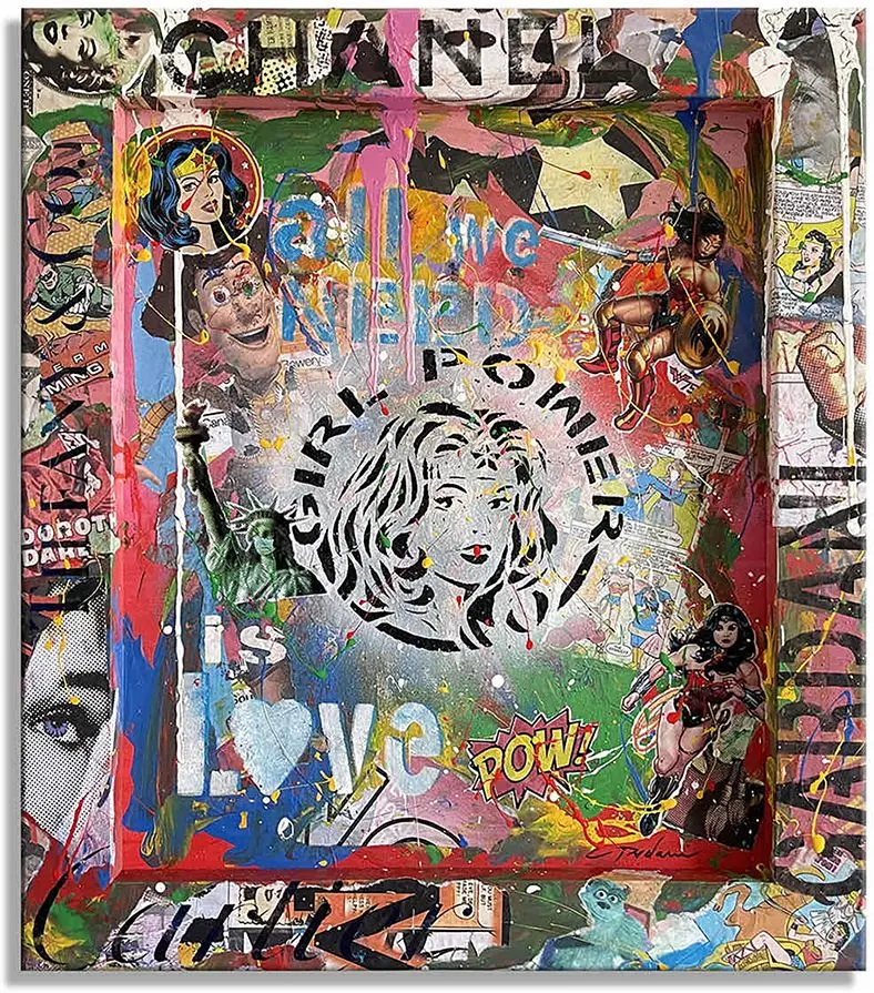 Girl Power Love - Gardani Art
