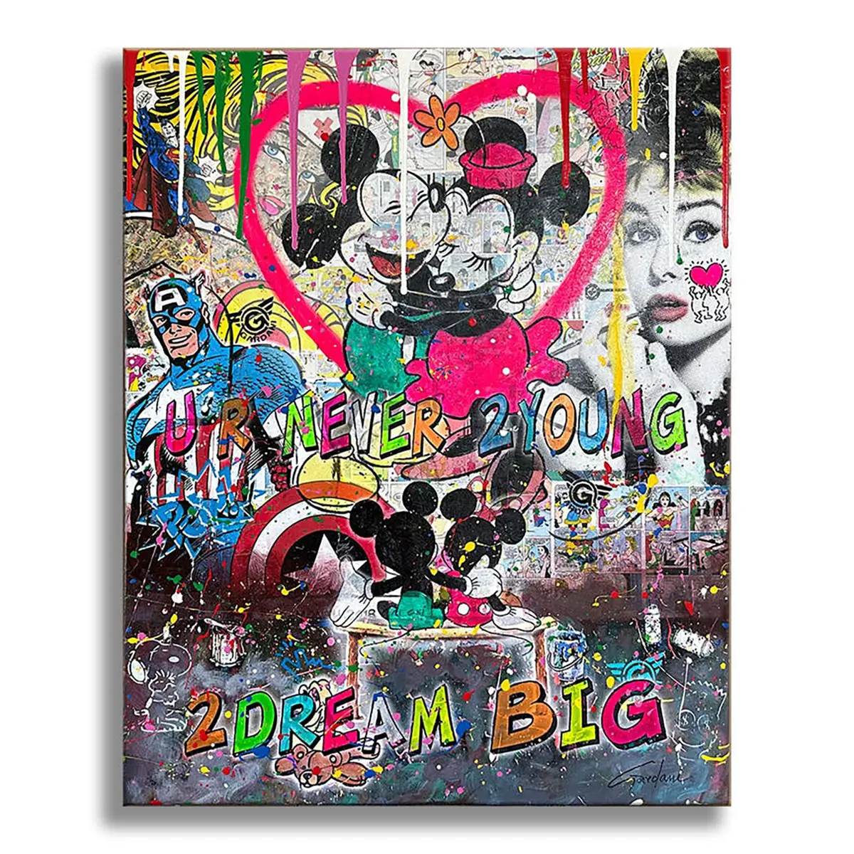 Never too young – Original Painting on canvas - Gardani Art
