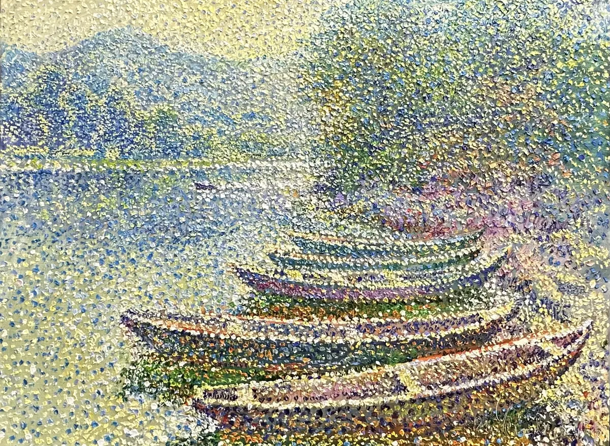 ""First Rays"". Lake Skadar Montenegro - Andrii Chebotaru
