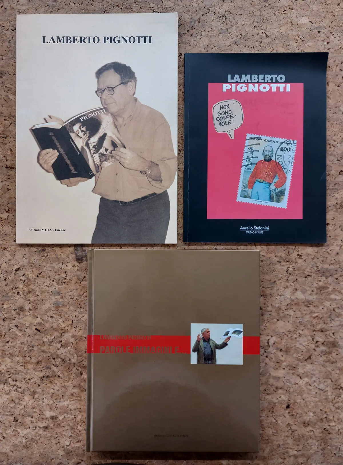 POESIA VISIVA (LAMBERTO PIGNOTTI) - Lotto unico di 3 cataloghi: