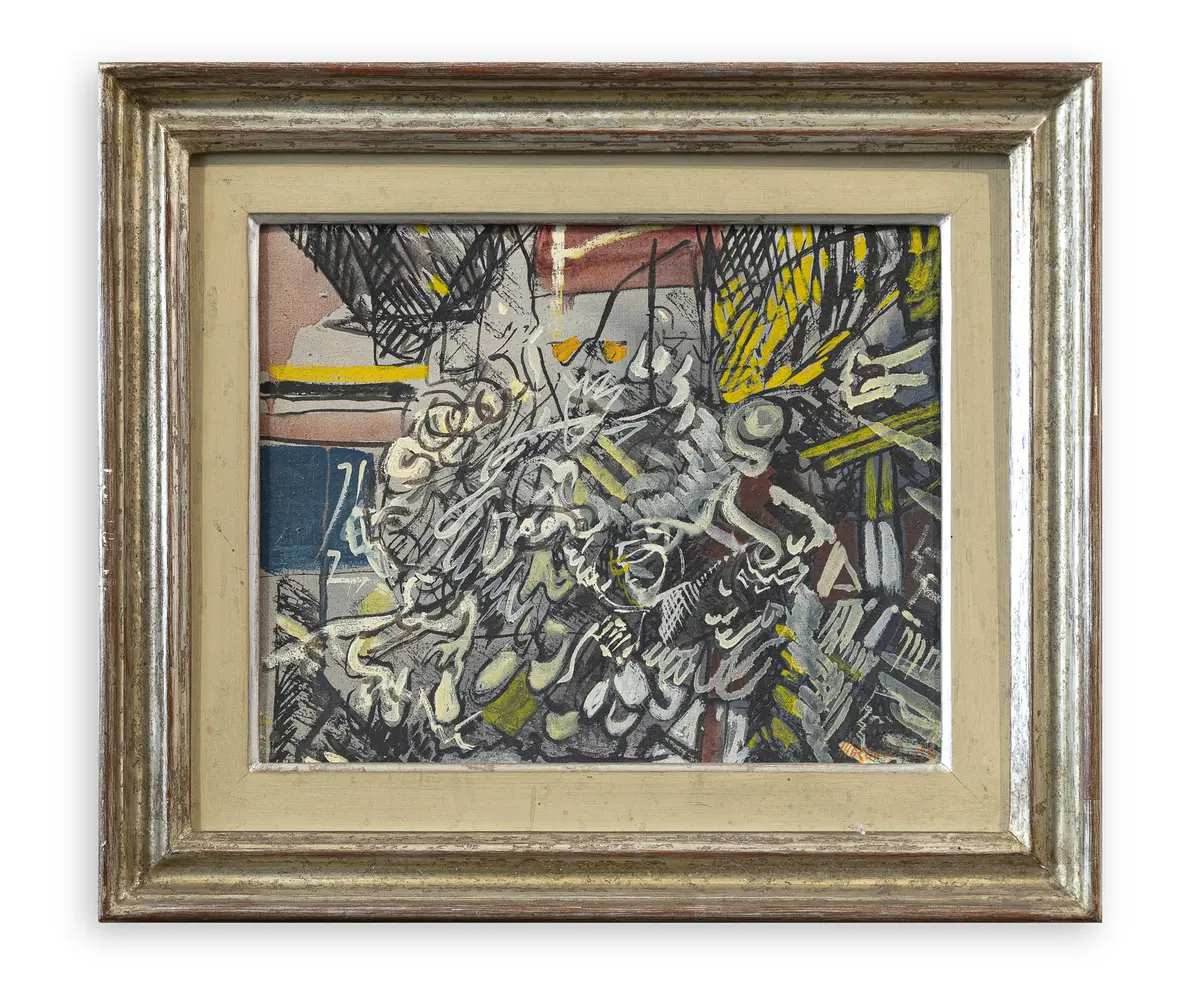 LUDOVICO MOSCONI (1928-1987) - Senza Titolo, 1966