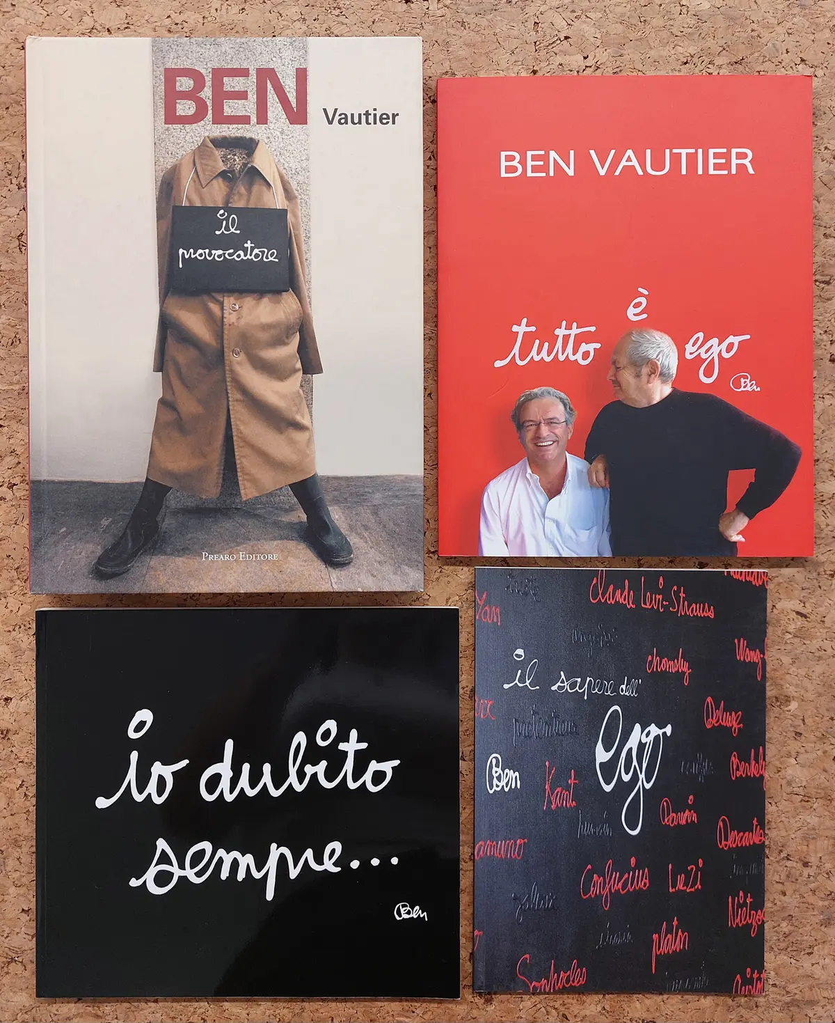 POESIA VISIVA E FLUXUS (BEN VAUTIER) - Lotto unico di 4 cataloghi