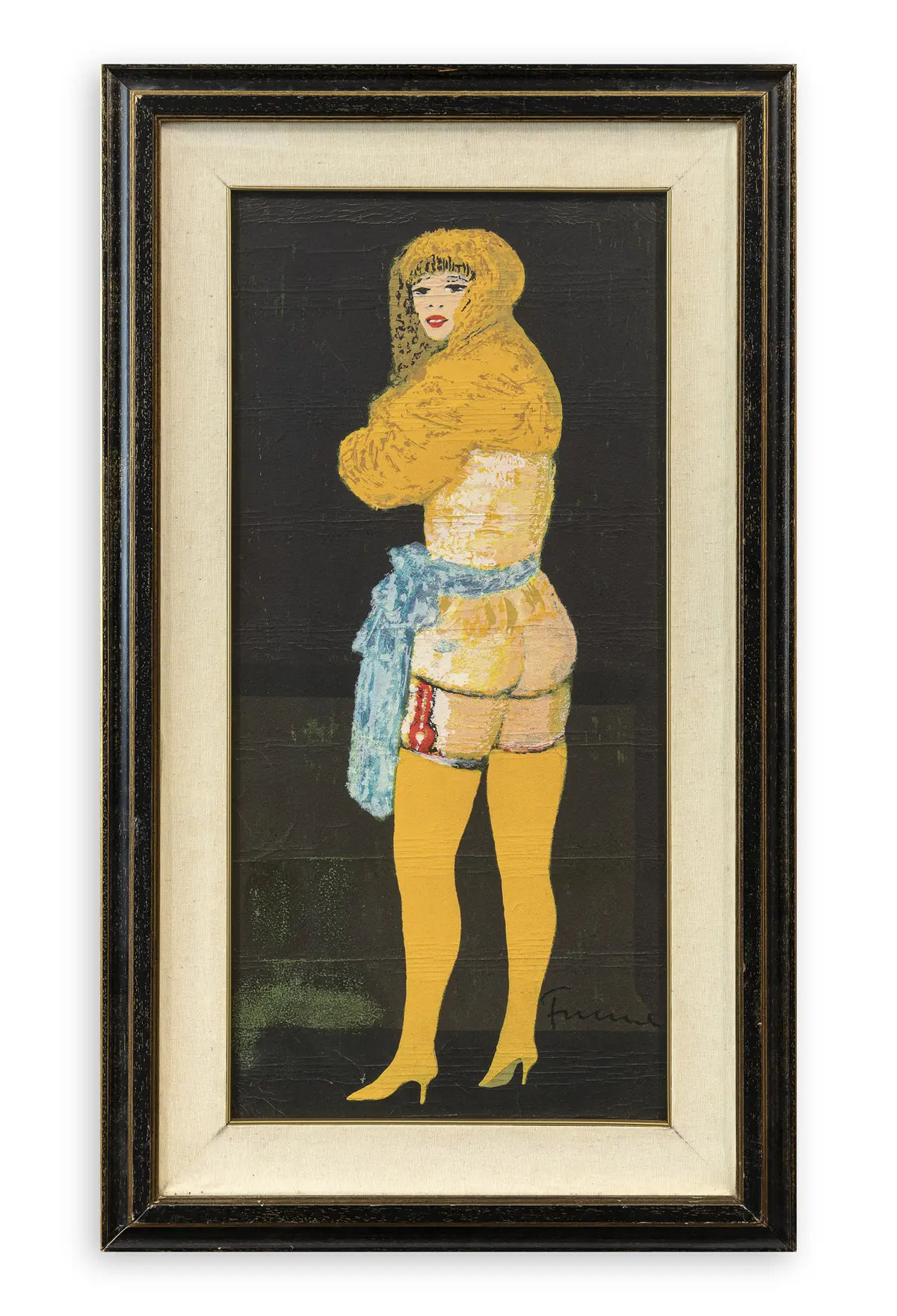 SALVATORE FIUME (1915-1997) - Senza Titolo (Odalisca)