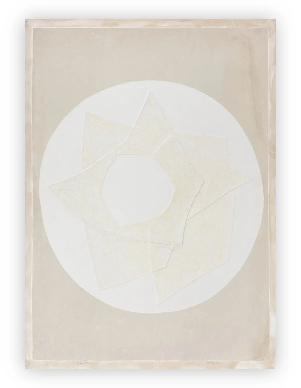 ANGELO SAVELLI (1911-1995) - Senza Titolo